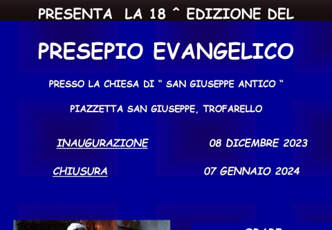 Locandina apertura presepe.